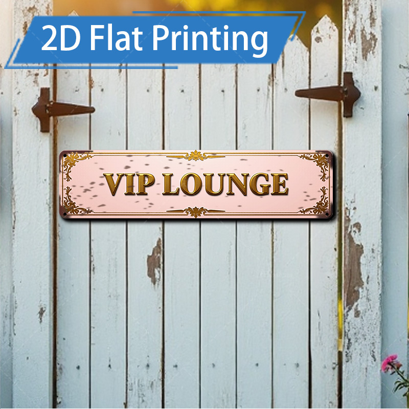 Płaska tabliczka 2D – metalowy – Home Bar Lounge recenzja i cena